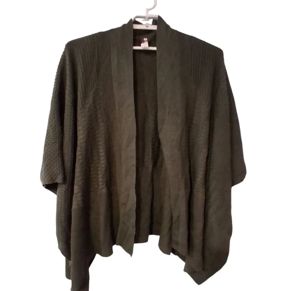 Lululemon Dream Weaver wrap one size cardigan sweater camo green